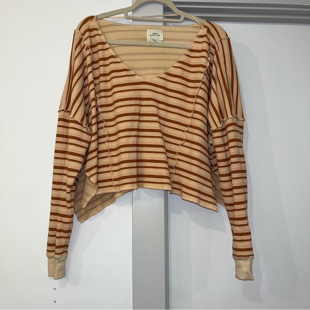 Urban Outfitters Long Sleeve Striped Top
